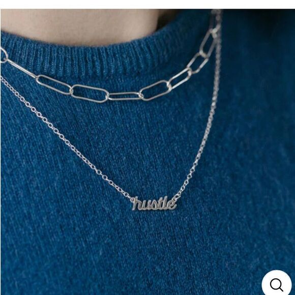 Kris Nations Gold-Filled Large Link Chain Necklace - Picture 3 of 3